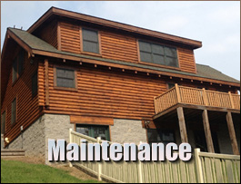 Bullock, North Carolina Log Home Maintenance